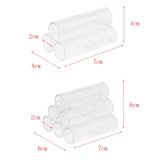 Maxbell Mini Crystal Shrimp Tube Set for Aquarium Decor Fish Tubes Cave Ornament 3 Tubes