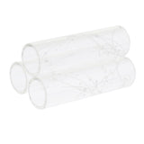 Maxbell Mini Crystal Shrimp Tube Set for Aquarium Decor Fish Tubes Cave Ornament 3 Tubes