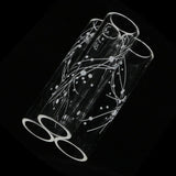Maxbell Mini Crystal Shrimp Tube Set for Aquarium Decor Fish Tubes Cave Ornament 3 Tubes