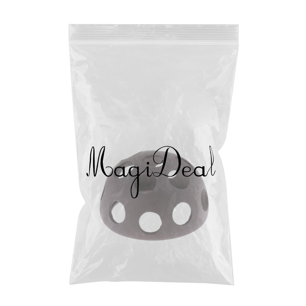 Maxbell Crockery Dodge Hide Cave for Aquarium Fish Tank Decoration Half Ball