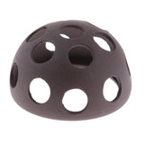 Maxbell Crockery Dodge Hide Cave for Aquarium Fish Tank Decoration Half Ball