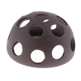 Maxbell Crockery Dodge Hide Cave for Aquarium Fish Tank Decoration Half Ball