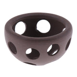 Maxbell Crockery Dodge Hide Cave for Aquarium Fish Tank Decoration Half Ball