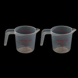 Maxbell 2x Plastic Jug Pour Spout Surface Kitchen Tool Supplies Measuring Cup 250ml