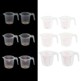 Maxbell 2x Plastic Jug Pour Spout Surface Kitchen Tool Supplies Measuring Cup 250ml