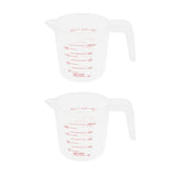Maxbell 2x Plastic Jug Pour Spout Surface Kitchen Tool Supplies Measuring Cup 250ml