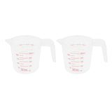 Maxbell 2x Plastic Jug Pour Spout Surface Kitchen Tool Supplies Measuring Cup 250ml