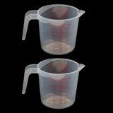 Maxbell 2x Plastic Jug Pour Spout Surface Kitchen Tool Supplies Measuring Cup 1000ml