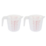 Maxbell 2x Plastic Jug Pour Spout Surface Kitchen Tool Supplies Measuring Cup 1000ml