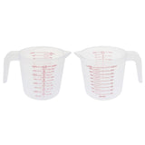 Maxbell 2x Plastic Jug Pour Spout Surface Kitchen Tool Supplies Measuring Cup 1000ml