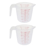 Maxbell 2x Plastic Jug Pour Spout Surface Kitchen Tool Supplies Measuring Cup 1000ml
