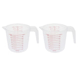 Maxbell 2x Plastic Jug Pour Spout Surface Kitchen Tool Supplies Measuring Cup 1000ml