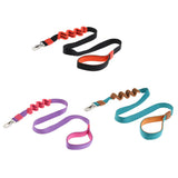 Maxbell Pet Dog Walking Training Belt Bungee Leash Anti-Shock Stretch Rope Black