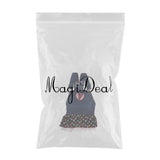 Maxbell Cute Heart Pattern Pet Dog Cat Denim Chiffon Skirt Dress Clothes S