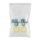 Maxbell 2Pcs Big Button Dog Cat Training Clicker, Clickers with Wrist Bands Blue