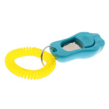 Maxbell 2Pcs Big Button Dog Cat Training Clicker, Clickers with Wrist Bands Blue