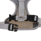 Max Adjustable Dog Chest Strap Harness Pet Dog Soft Fashion Vest L Yellow Blue