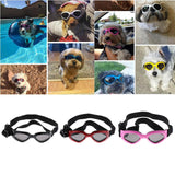 Max Folding Eye Wear Waterproof UV Protection Pet Dog Cat Glasses  Black