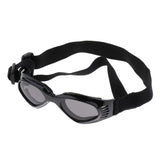 Max Folding Eye Wear Waterproof UV Protection Pet Dog Cat Glasses  Black