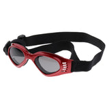 Max Folding Eye Wear Waterproof UV Protection Pet Dog Cat Glasses  Red