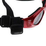 Max Folding Eye Wear Waterproof UV Protection Pet Dog Cat Glasses  Red
