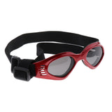 Max Folding Eye Wear Waterproof UV Protection Pet Dog Cat Glasses  Red