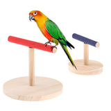 Max Bird Parrot Desk Stand Training Stand Perch Platform Play Game Frame Small