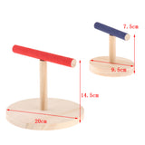 Max Bird Parrot Desk Stand Training Stand Perch Platform Play Game Frame Small