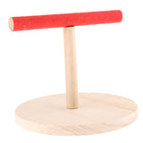 Max Bird Parrot Desk Stand Training Stand Perch Platform Play Game Frame Large