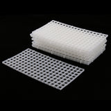 Max 10 Pcs Aquarium Plastic Divider Fish Tank Isolation Board Semi-transparent