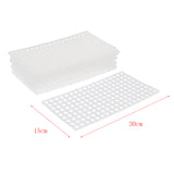 Max 10 Pcs Aquarium Plastic Divider Fish Tank Isolation Board Semi-transparent