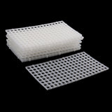 Max 10 Pcs Aquarium Plastic Divider Fish Tank Isolation Board Semi-transparent