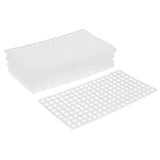 Max 10 Pcs Aquarium Plastic Divider Fish Tank Isolation Board Semi-transparent