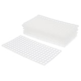 Max 10 Pcs Aquarium Plastic Divider Fish Tank Isolation Board Semi-transparent