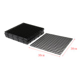 Max 10 Pcs Aquarium Plastic Divider Fish Tank Isolation Board Black