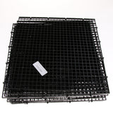 Max 10 Pcs Aquarium Plastic Divider Fish Tank Isolation Board Black