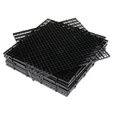 Max 10 Pcs Aquarium Plastic Divider Fish Tank Isolation Board Black