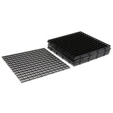 Max 10 Pcs Aquarium Plastic Divider Fish Tank Isolation Board Black