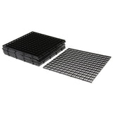 Max 10 Pcs Aquarium Plastic Divider Fish Tank Isolation Board Black