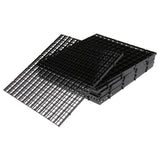 Max 10 Pcs Aquarium Plastic Divider Fish Tank Isolation Board Black