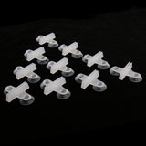 Max 10Pcs Aquarium Plastic Dual Suction Cup Clip Sucker Divider Support Holder