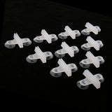 Max 10Pcs Aquarium Plastic Dual Suction Cup Clip Sucker Divider Support Holder