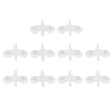 Max 10Pcs Aquarium Plastic Dual Suction Cup Clip Sucker Divider Support Holder