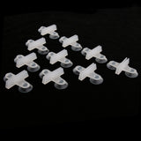 Max 10Pcs Aquarium Plastic Dual Suction Cup Clip Sucker Divider Support Holder
