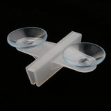 Max 10Pcs Aquarium Plastic Dual Suction Cup Clip Sucker Divider Support Holder
