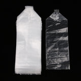 Max 50 Pcs Ornamental Fish Transport & Transfer Plastic Bags Weld Seal 14x40cm