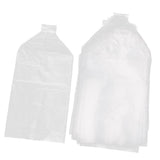 Max 50 Pcs Ornamental Fish Transport & Transfer Plastic Bags Weld Seal 24x50cm