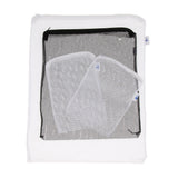 Max 10 Pcs Zipped Fish Tank Filter Material Mesh Bag Isolation Bag 15x20cm White