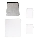 Max 10 Pcs Zipped Fish Tank Filter Material Mesh Bag Isolation Bag 15x20cm White