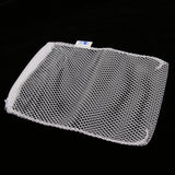 Max 10 Pcs Zipped Fish Tank Filter Material Mesh Bag Isolation Bag 15x20cm White